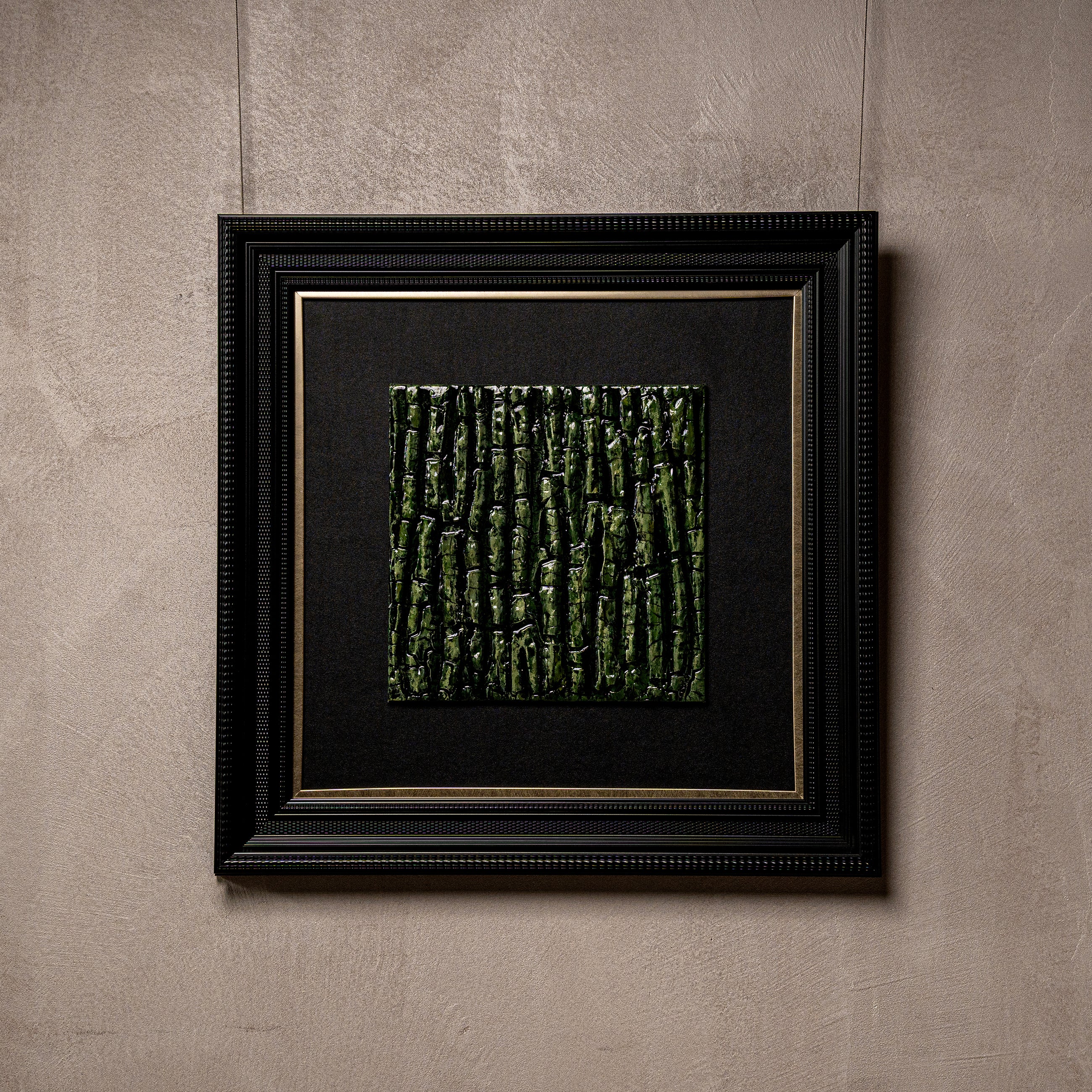 Emerging Life Texture Handcrafted Art