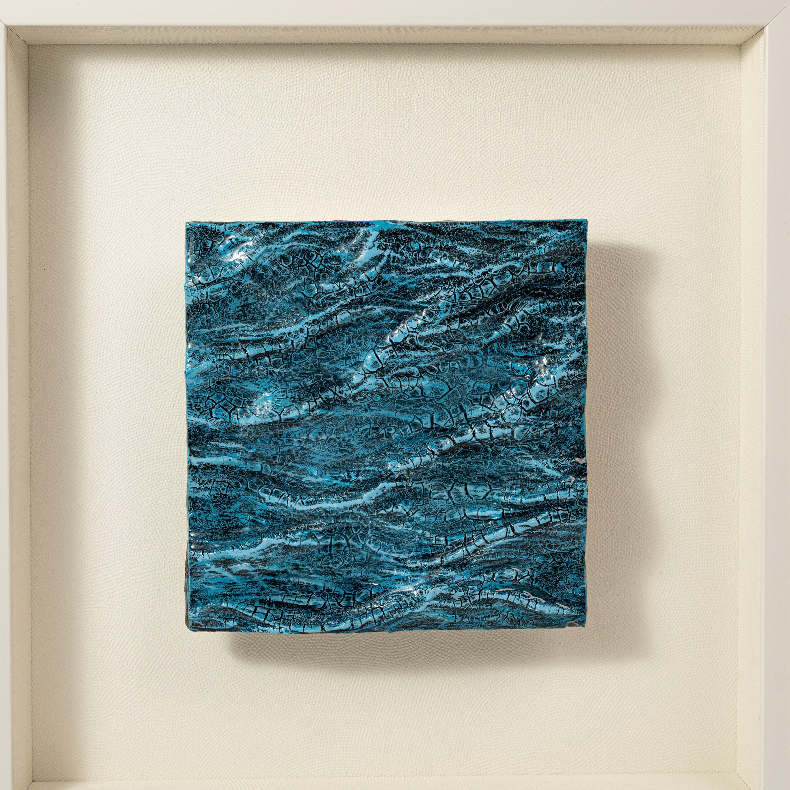 Polynesian Ocean Texture Handcrafted Solid Art