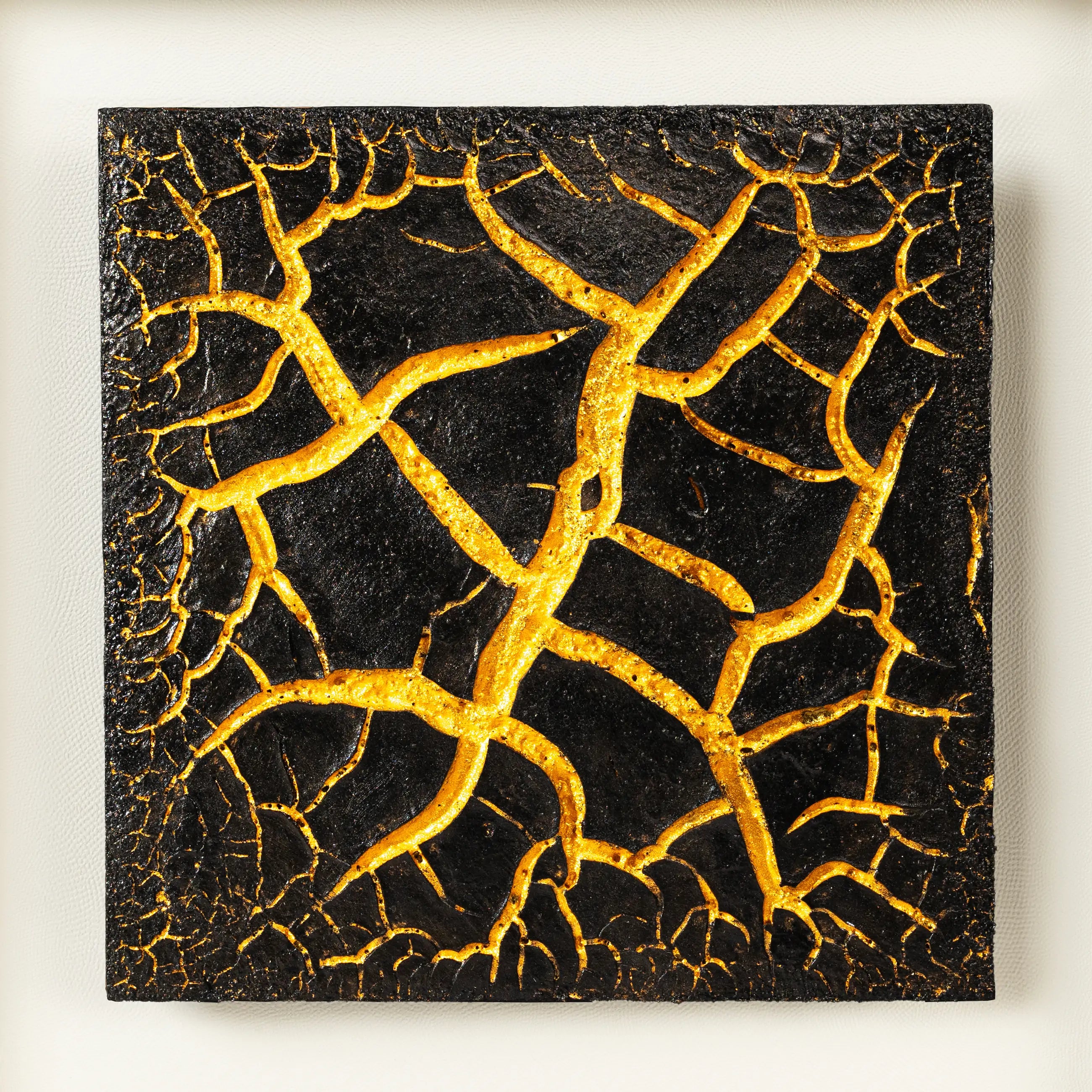 Earth Awakening — Mineral Texture · Aura Frame