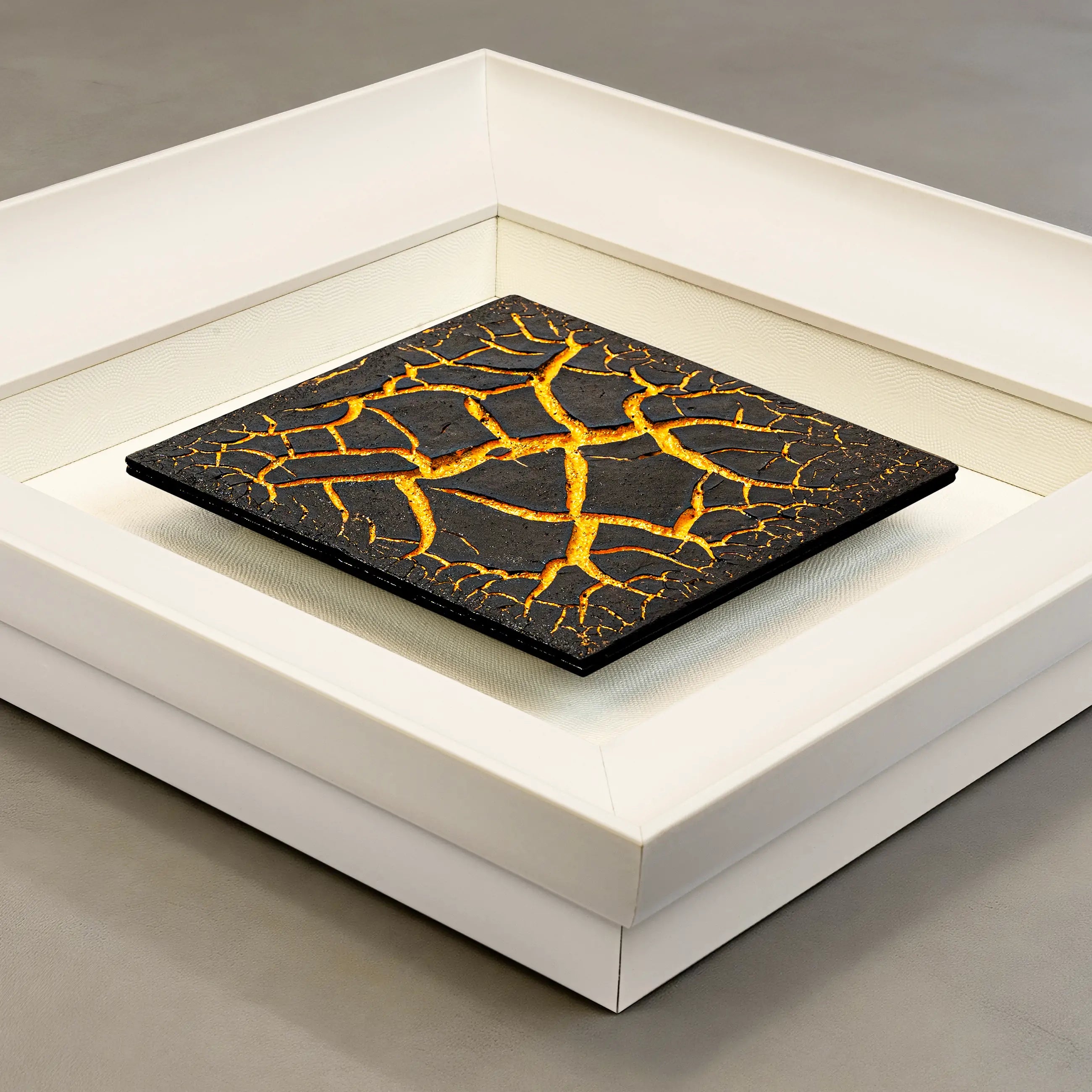 Earth Awakening — Mineral Texture · Aura Frame