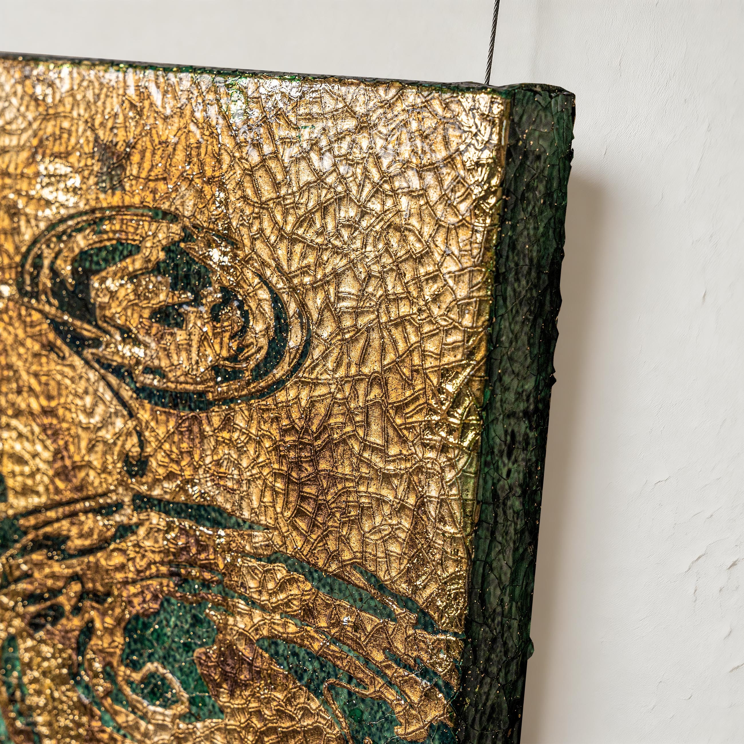 Still Water, Deep Current — Patinated Foil Grand