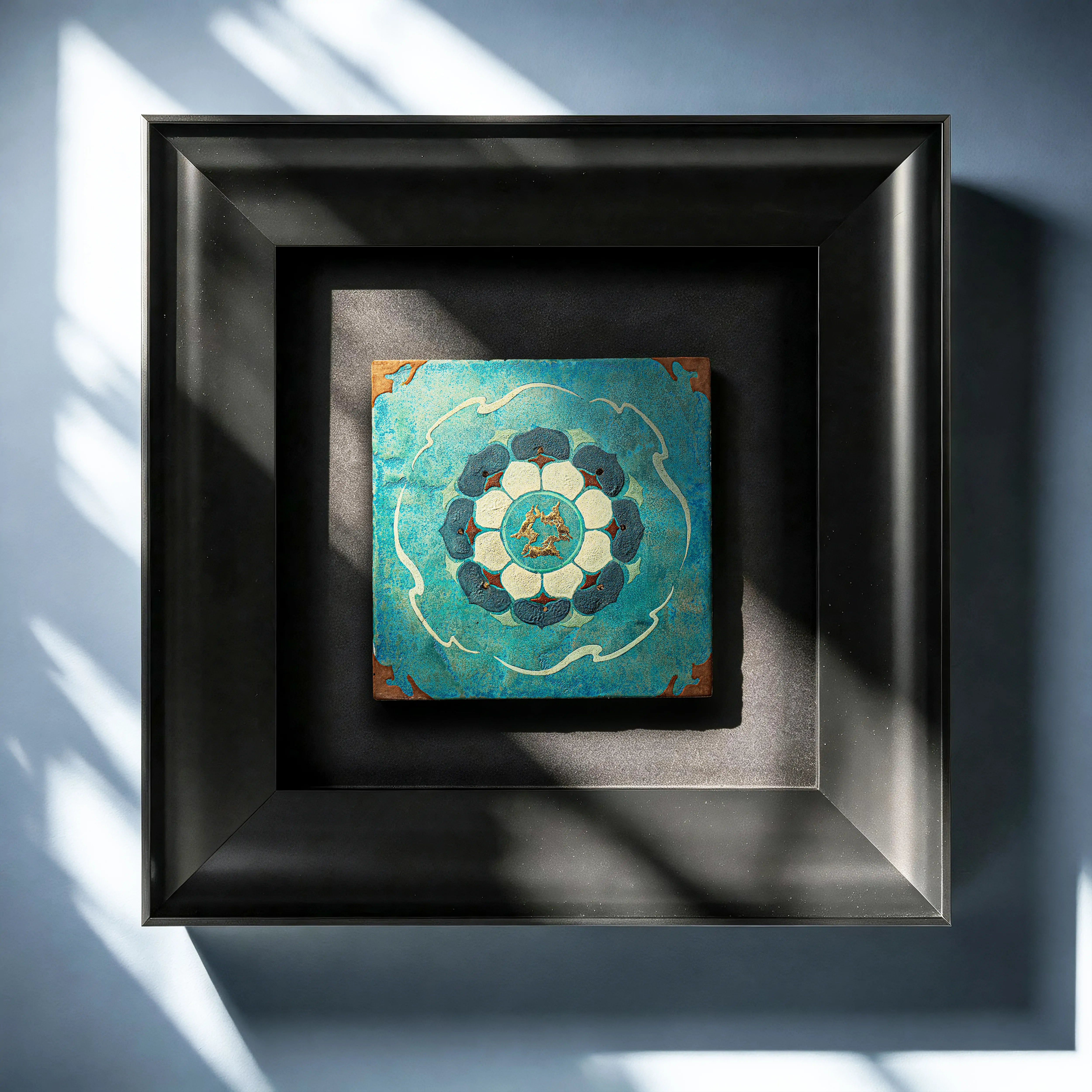 Heavenwell Axis — Copper Foil · Aura Frame