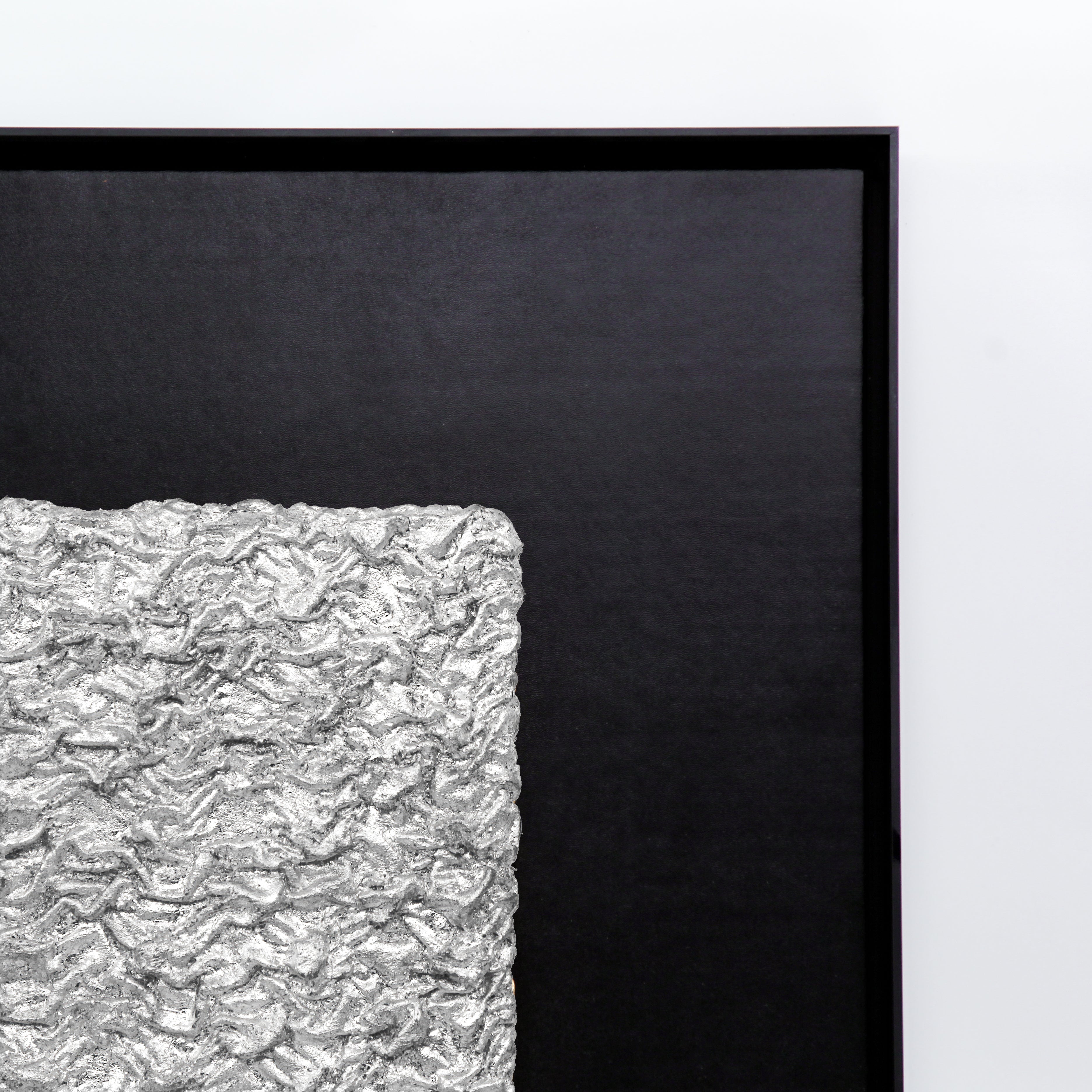 Flowing Abundance Terrain Handcrafted Silver Foil Art