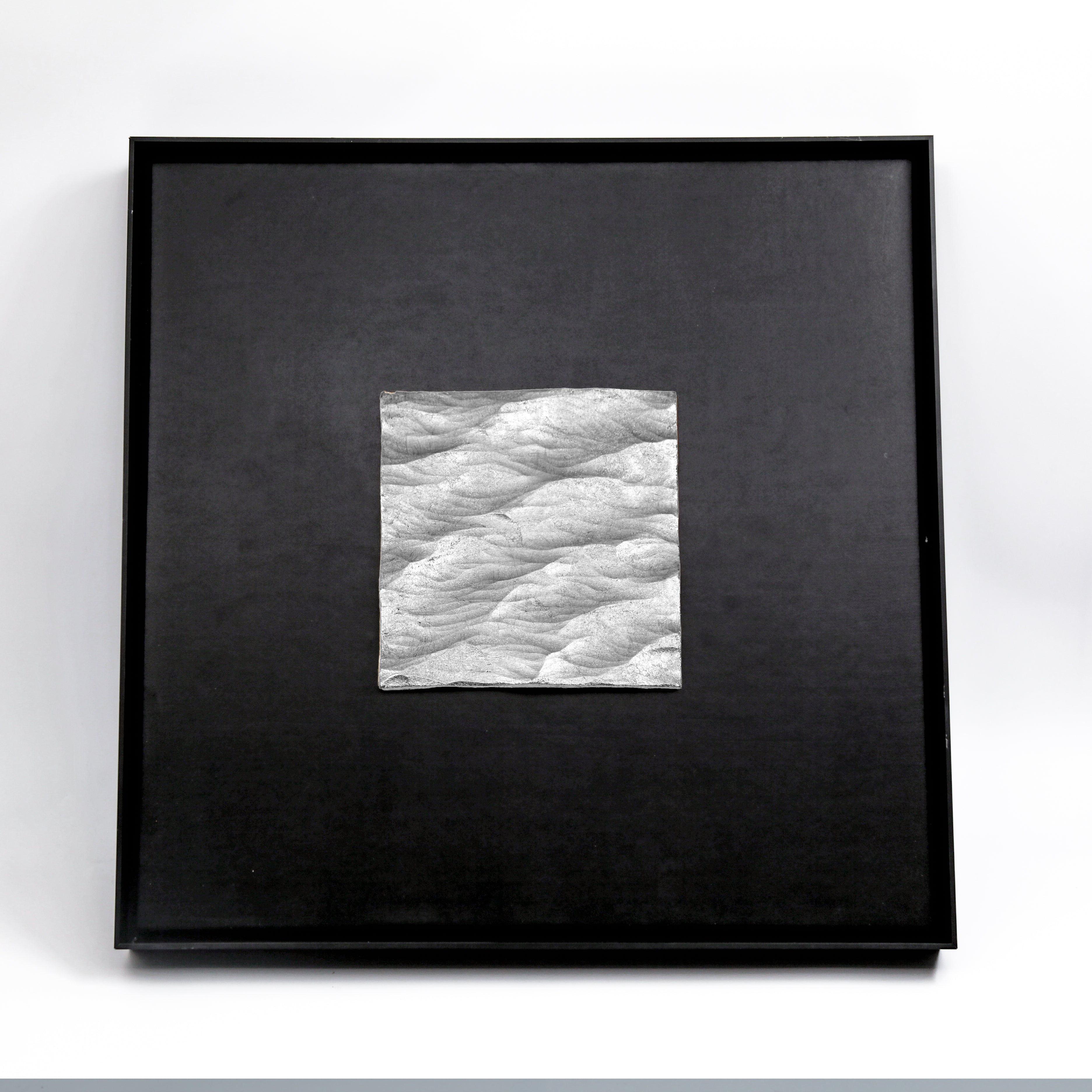 Wealth Circulation Handcrafted Silver Foil Art