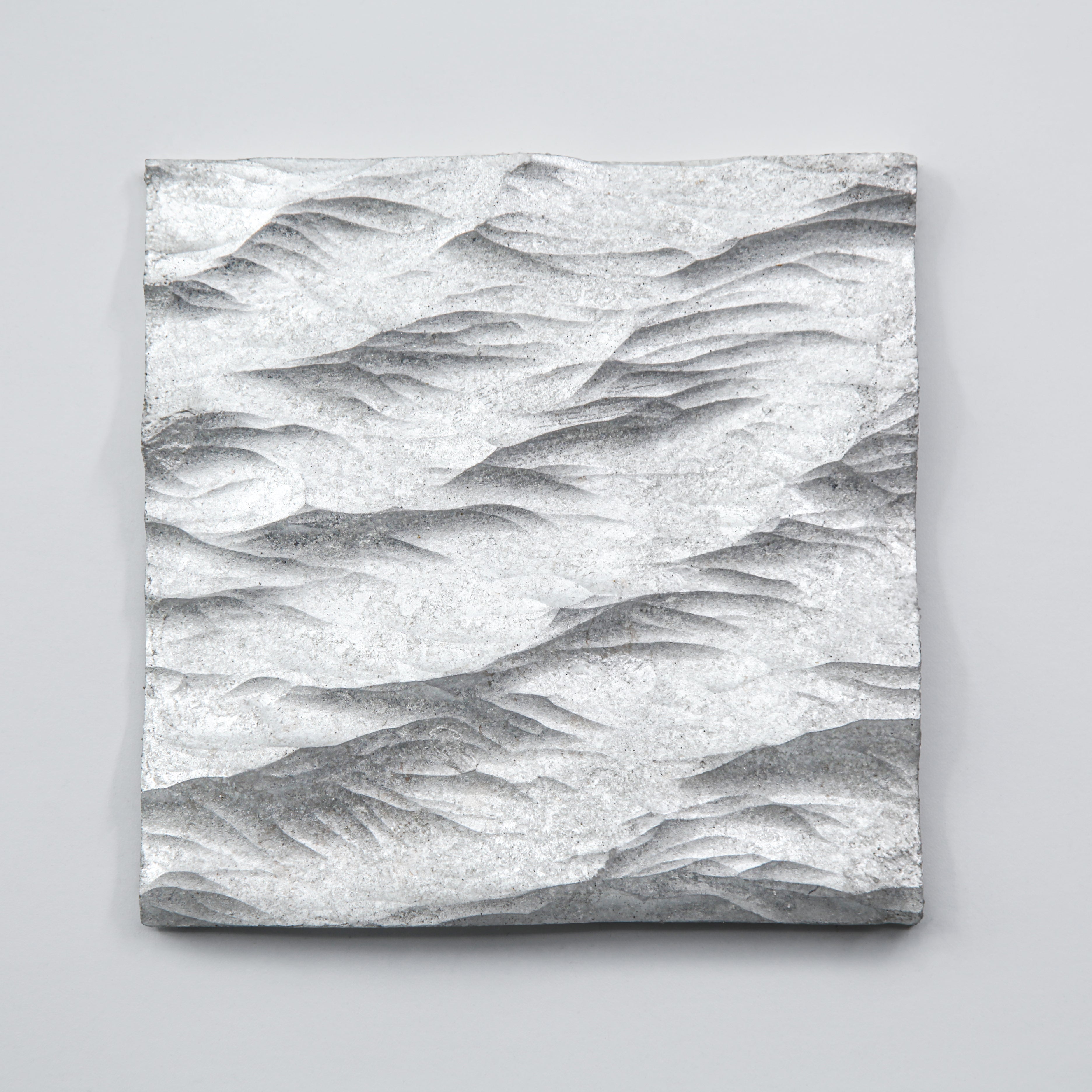 Wealth Circulation Handcrafted Silver Foil Art