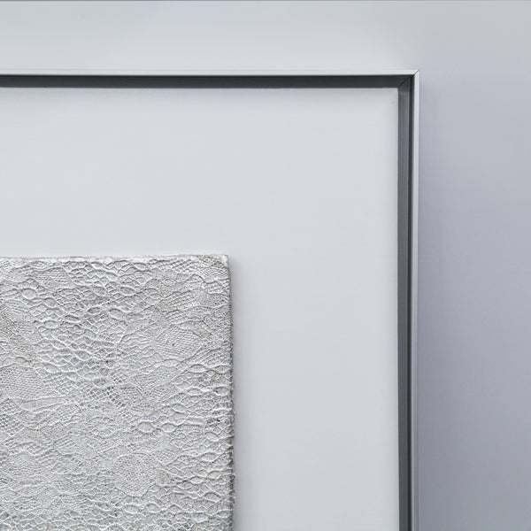 Forest Revival Handcrafted Silver Foil Art