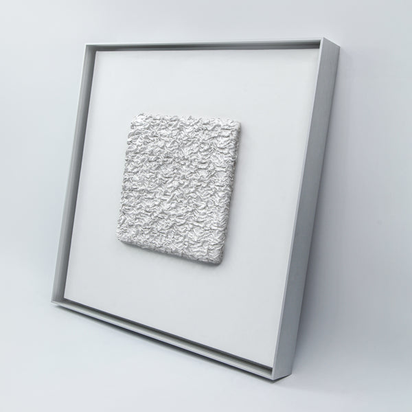 Flowing Abundance Terrain Handcrafted Silver Foil Art