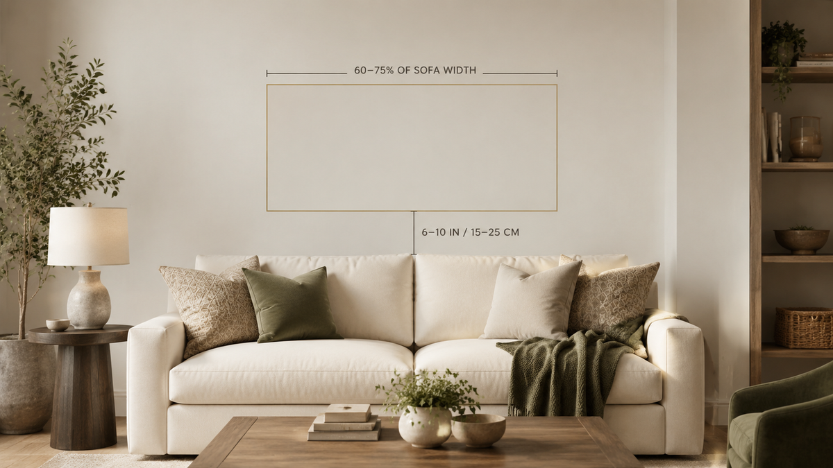 Wall Art Size Guide: How to Choose the Right Size for Any Room