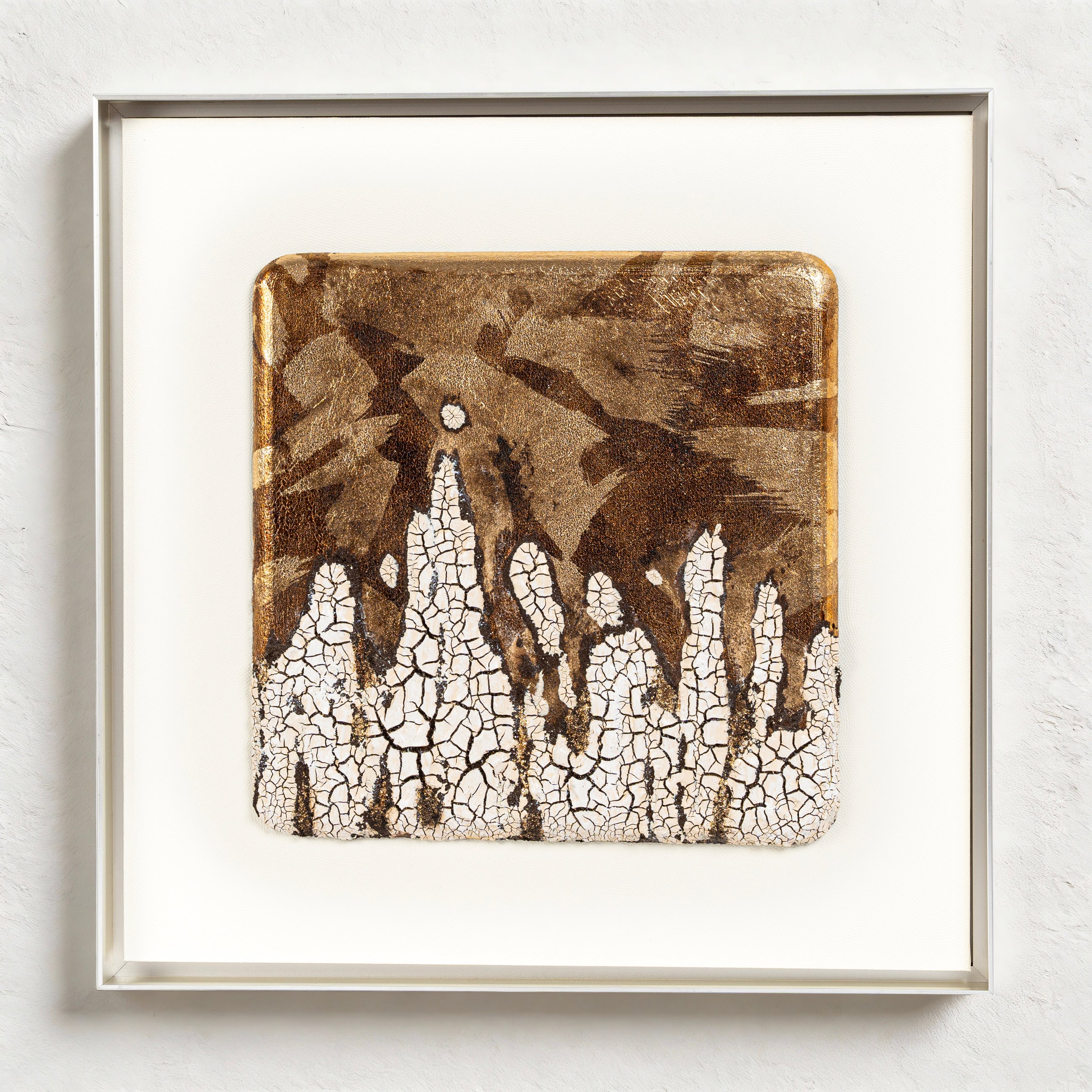 Primal Earth texture Fired Foil Handcrafted Art