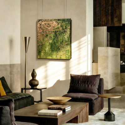 Early Spring and Ripples Fired Foil Handcrafted Art