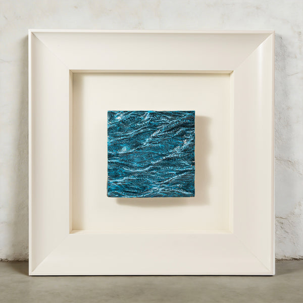 Polynesian Ocean Texture  Handcrafted Solid Art
