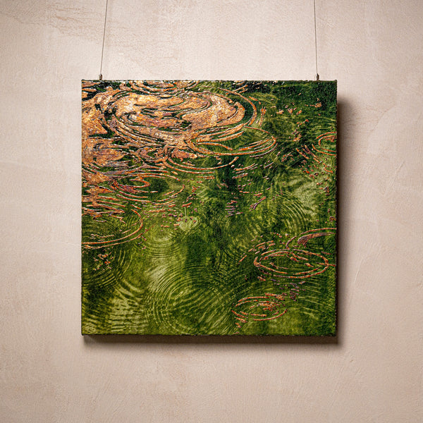 Early Spring and Ripples Fired Foil Handcrafted Art