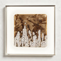 Efflorescence — Patinated Foil · Aura Frame