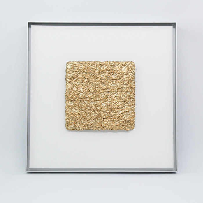 Flowing Abundance Terrain Handcrafted Gilded Foil Art