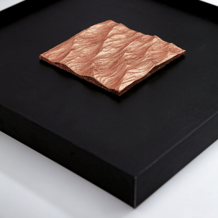 Wealth Circulation Handcrafted Copper Foil Art