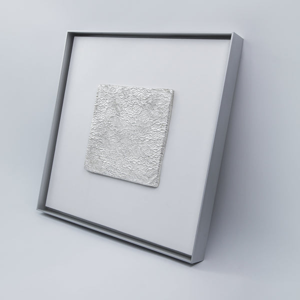 Forest Revival Handcrafted Silver Foil Art