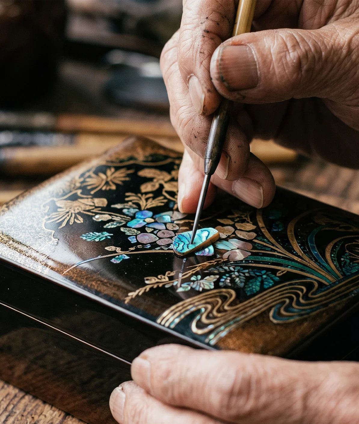 Mother-of-pearl inlay