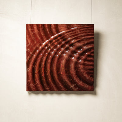 Ripples Texture Handcrafted Solid Art