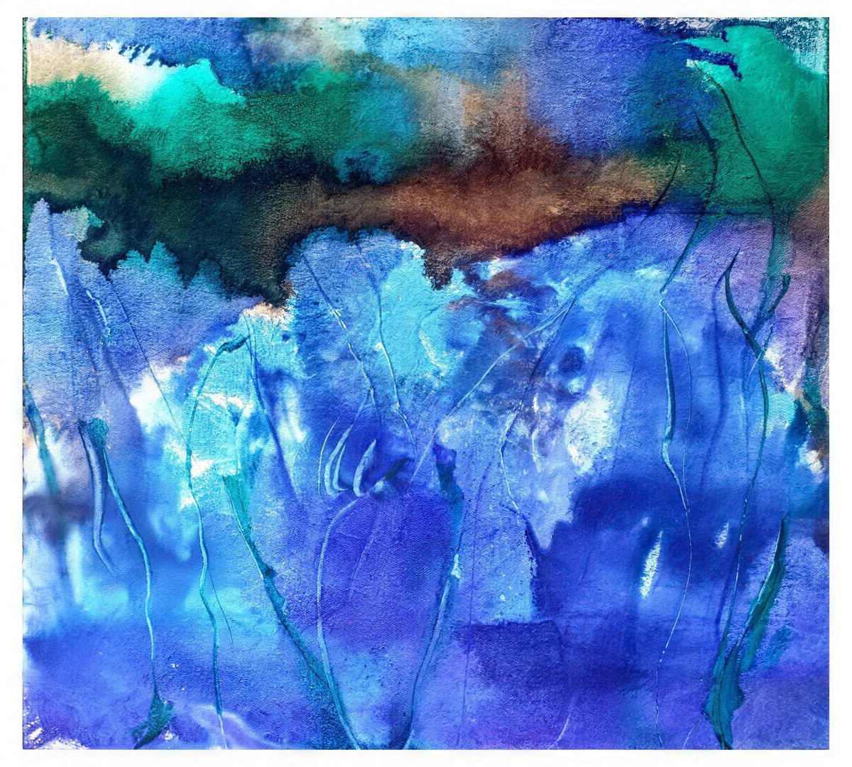 Blue Kinetic Breath by Neeve Moule Drige