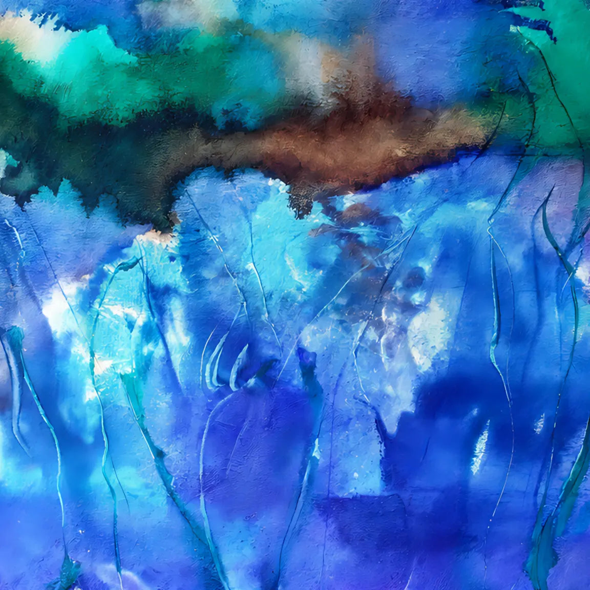 Blue Kinetic Breath by Neeve Moule Drige — artwork detail