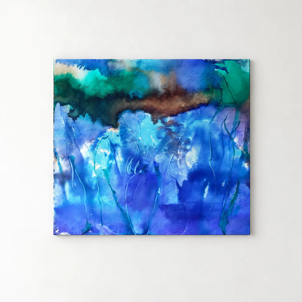 Blue Kinetic Breath by Neeve Moule Drige — additional artwork view 3