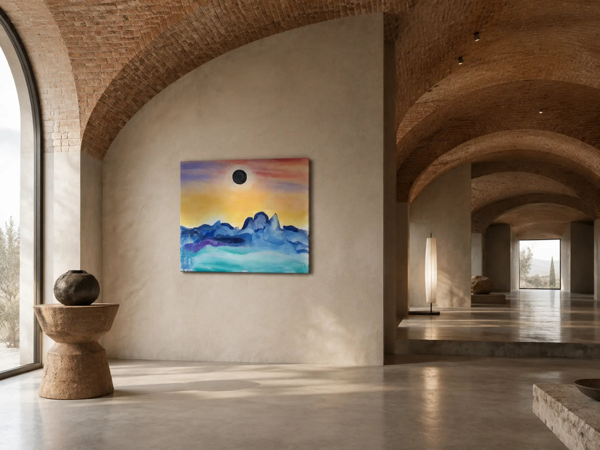 Blue Wall Reverie by Neeve Moule Drige — additional artwork view 3