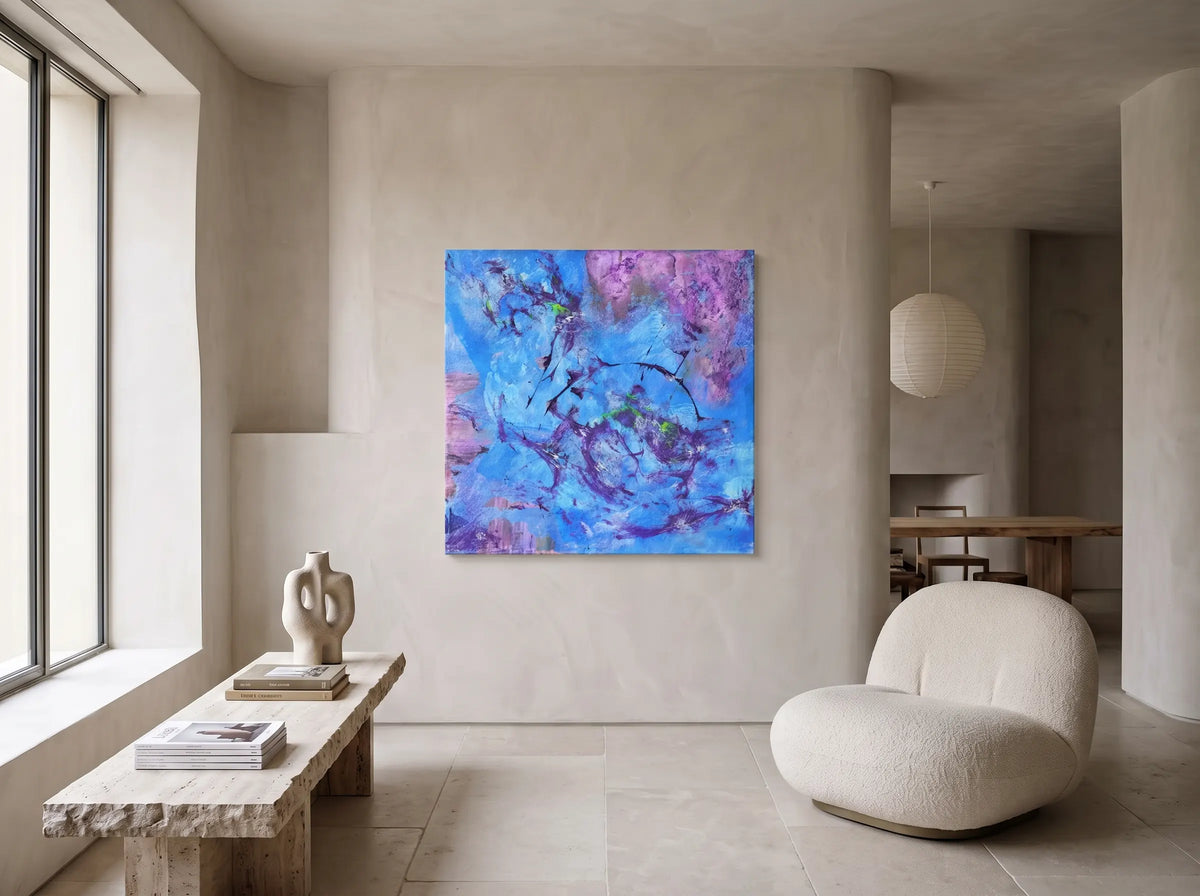 Cobalt Drift by Dee Congdi Zhuang — additional artwork view 3