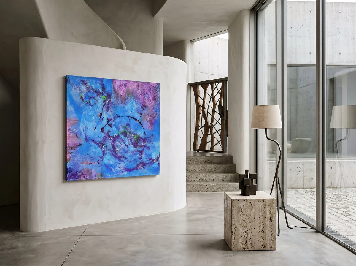Cobalt Drift by Dee Congdi Zhuang — additional artwork view 4