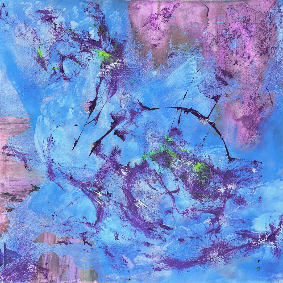 Cobalt Drift by Dee Congdi Zhuang — additional artwork view 5