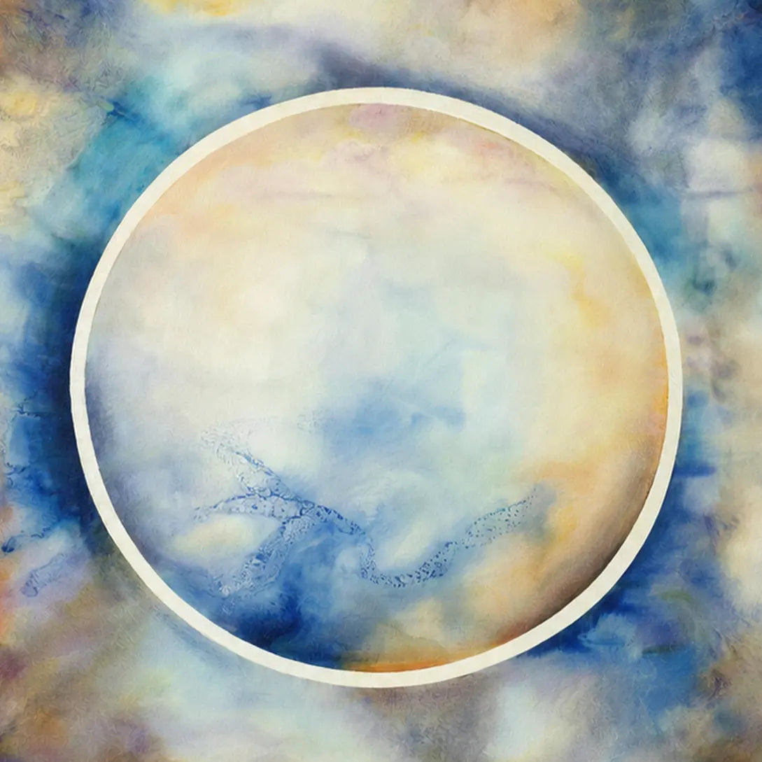 Cobalt Ink Silence by Neeve Moule Drige — artwork detail