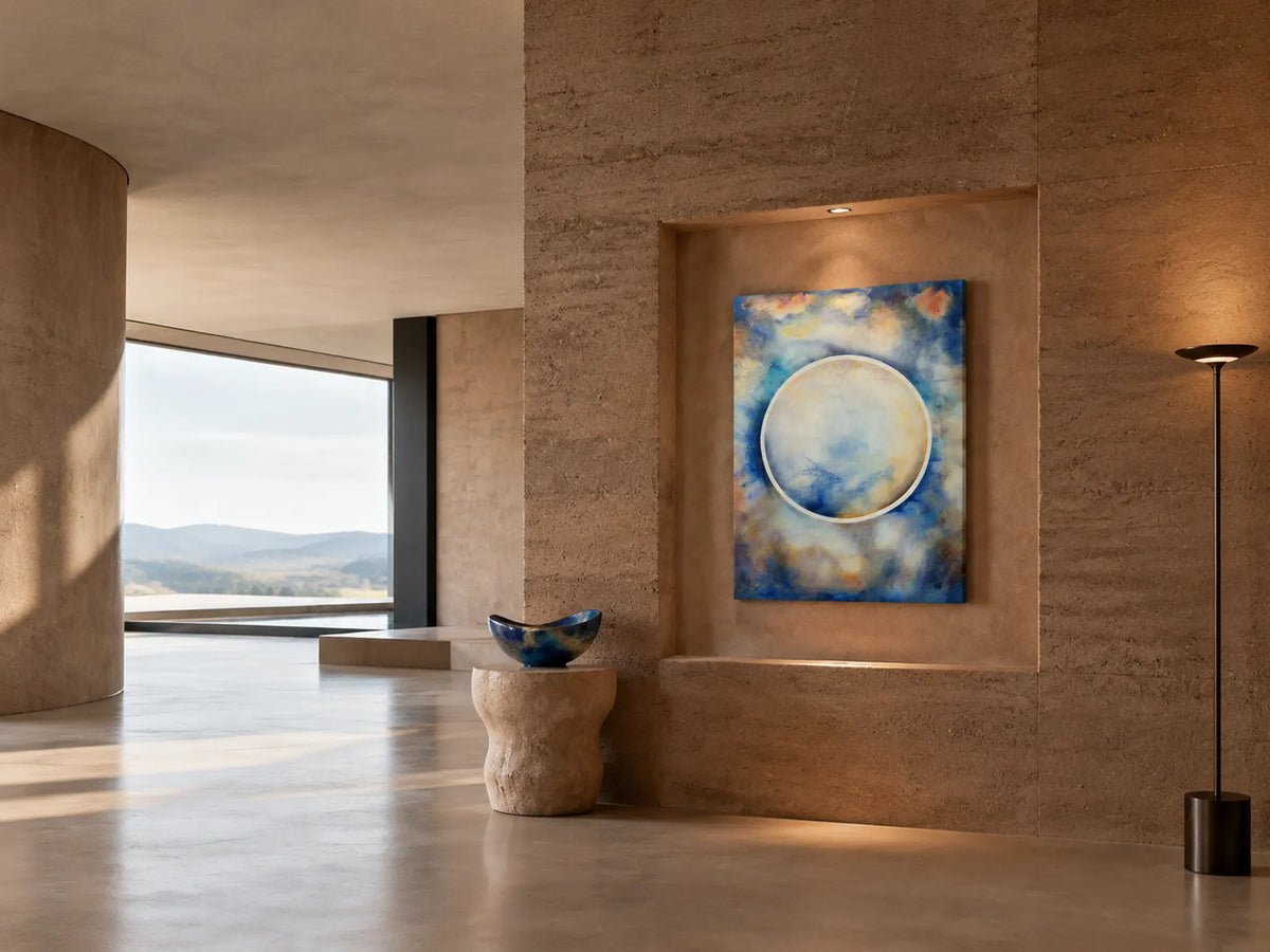 Cobalt Ink Silence by Neeve Moule Drige — additional artwork view 4
