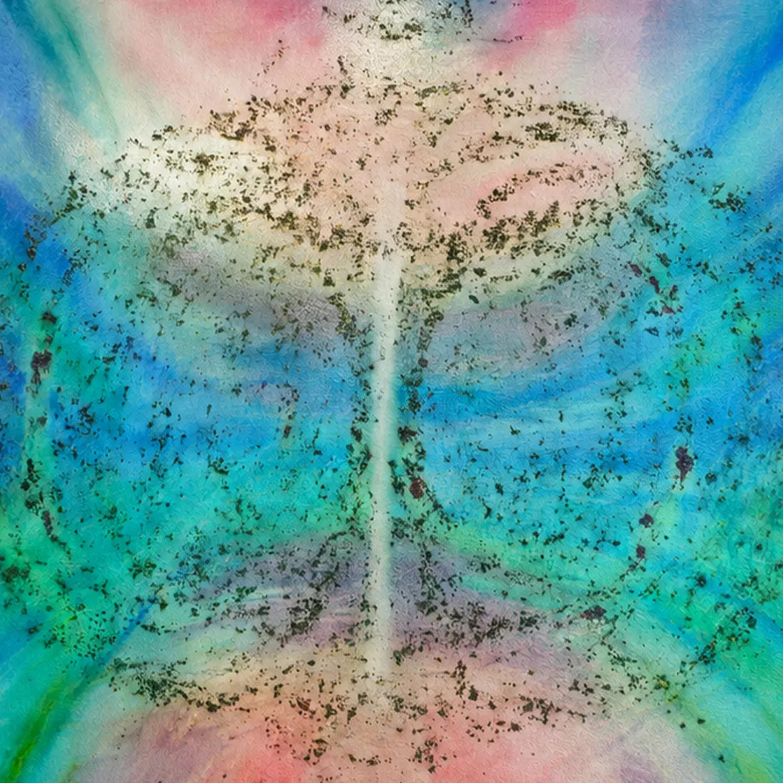 Crimson Meets Blue by Neeve Moule Drige — artwork detail