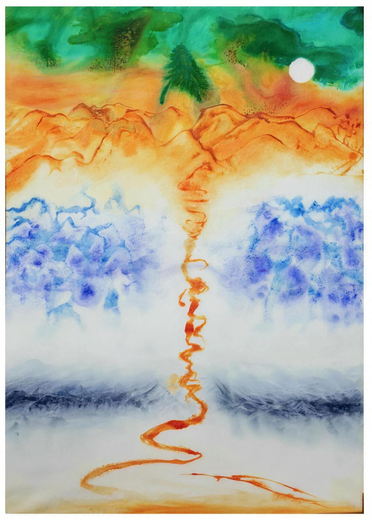 Ember Through Blue by Neeve Moule Drige — main artwork image