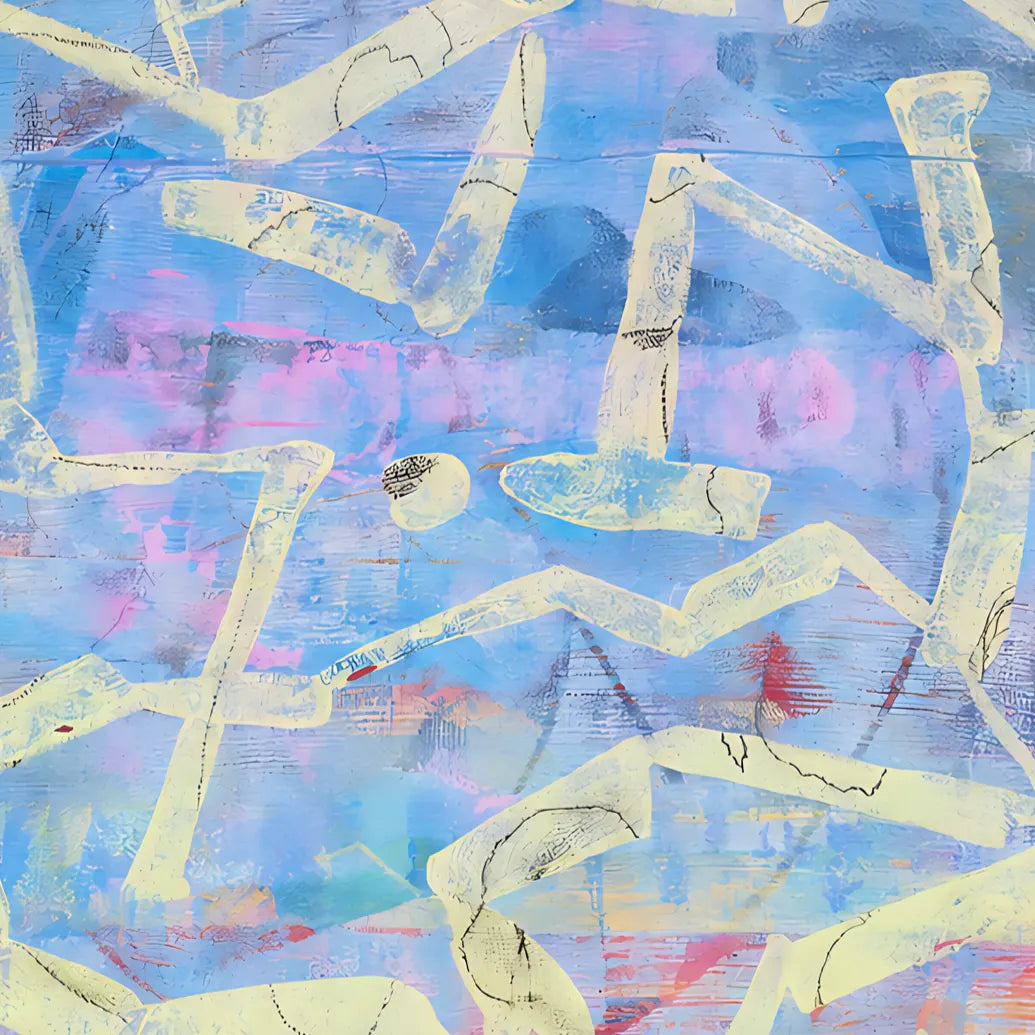 Fractured Blue by Dee Congdi Zhuang — artwork detail