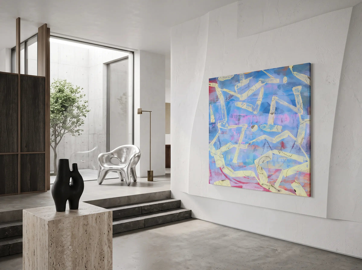 Fractured Blue by Dee Congdi Zhuang — additional artwork view 3