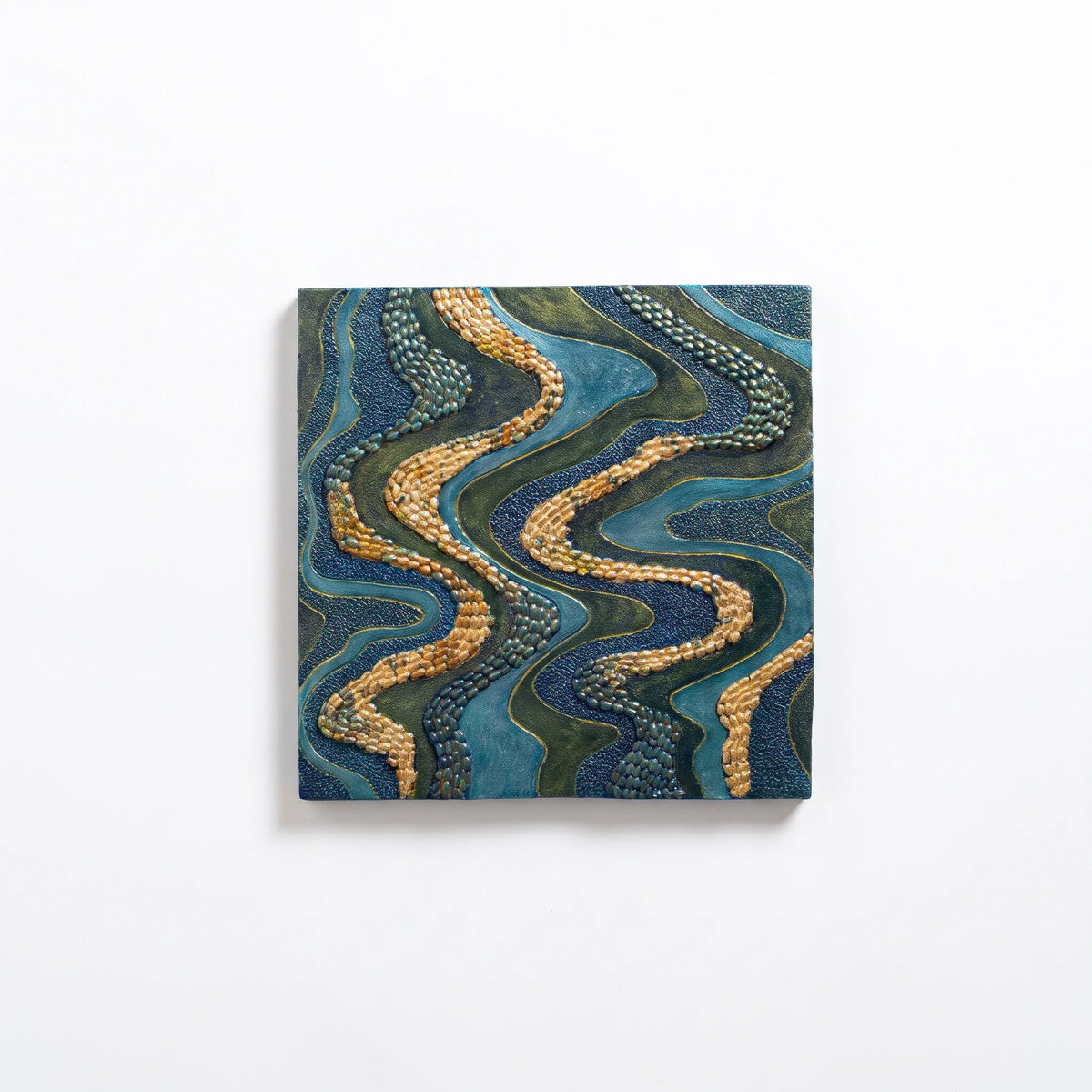 Gilded River Passage by Qi Baoqi — additional artwork view 3
