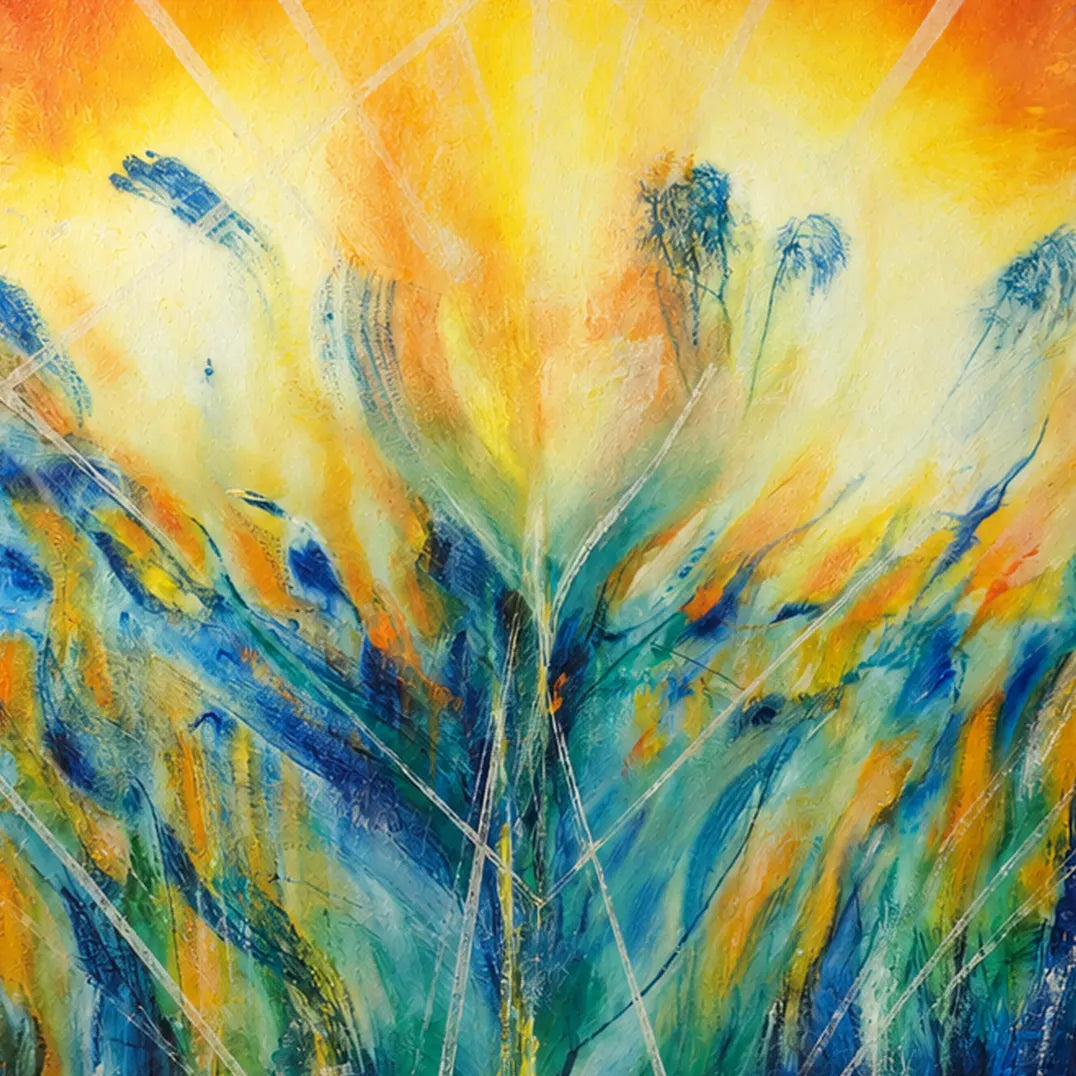 Gouache of Dawn by Neeve Moule Drige — artwork detail