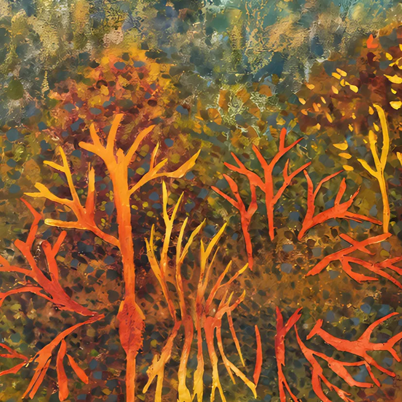 Illusory Rest by Qi Baoqi — artwork detail