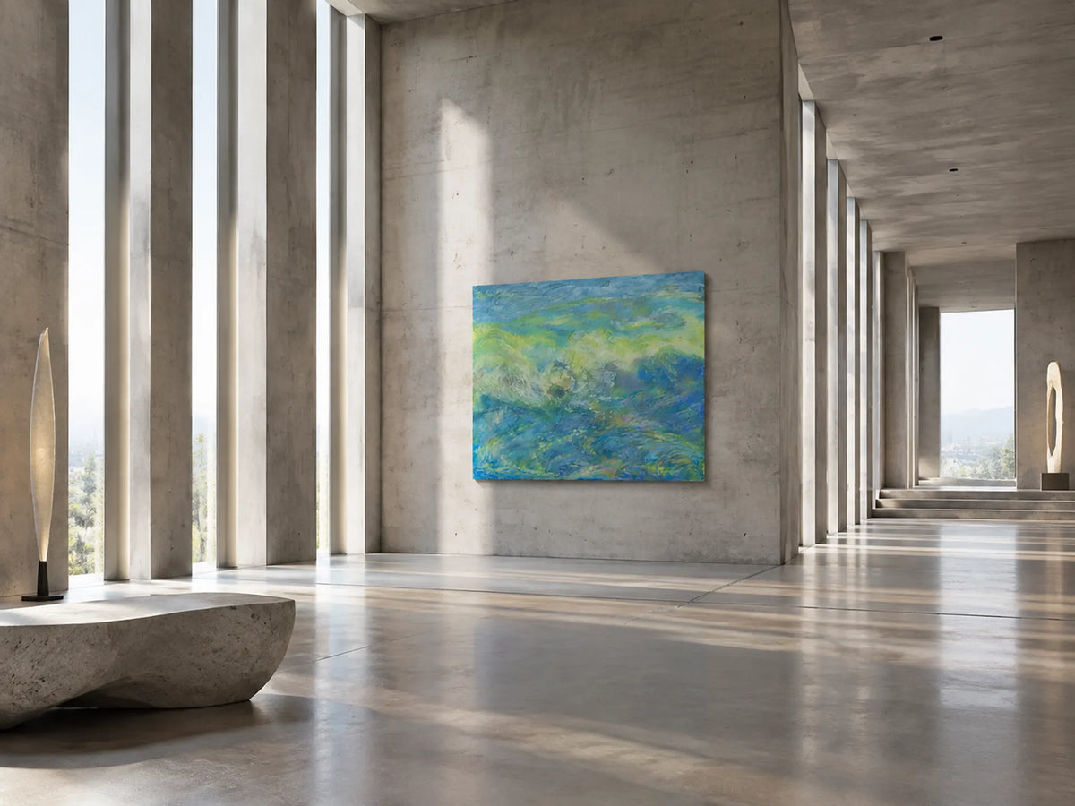 Light Across Water by Qi Baoqi — main artwork image