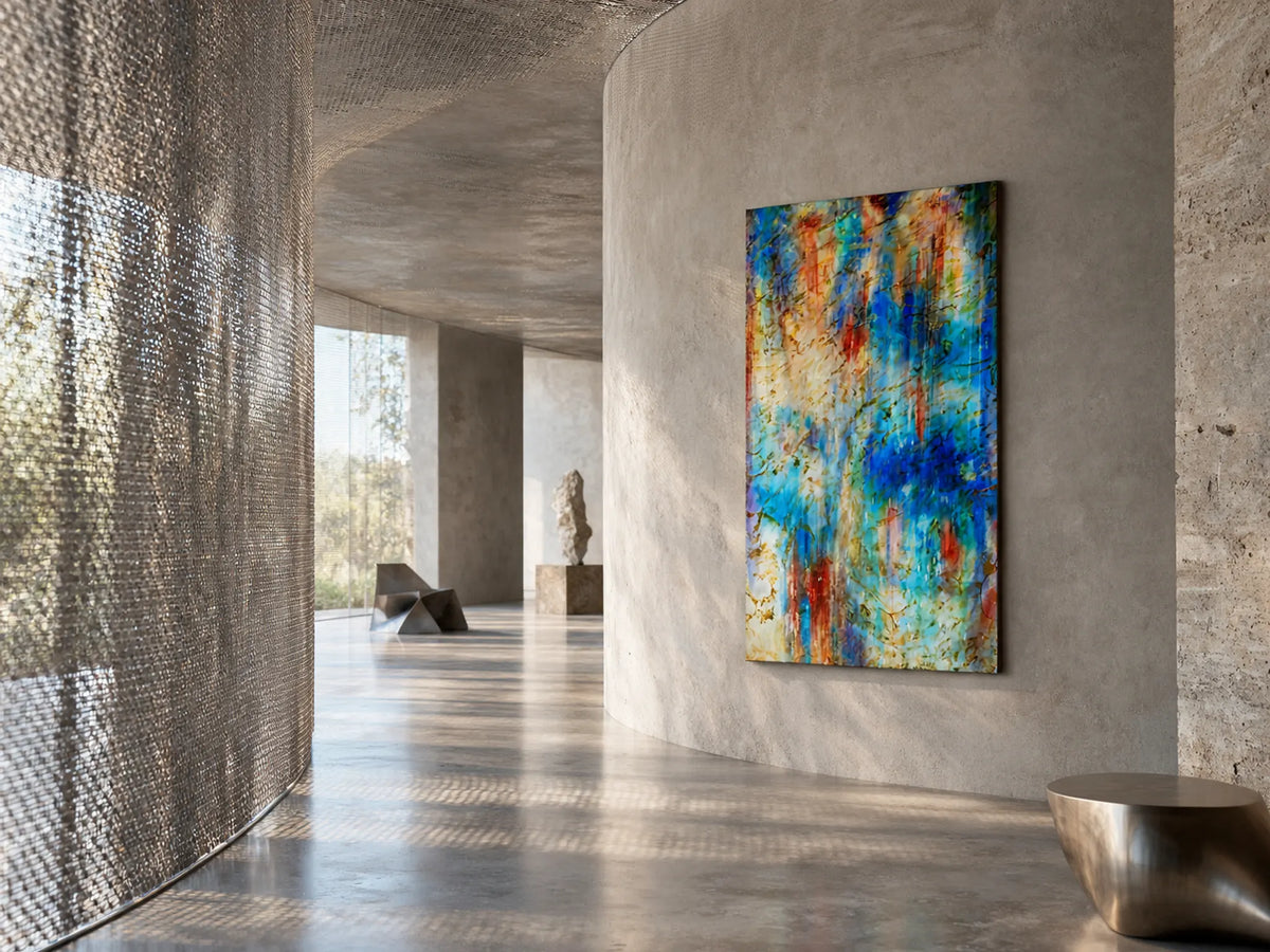 Scarlet Tidal Echo by Neeve Moule Drige — additional artwork view 4