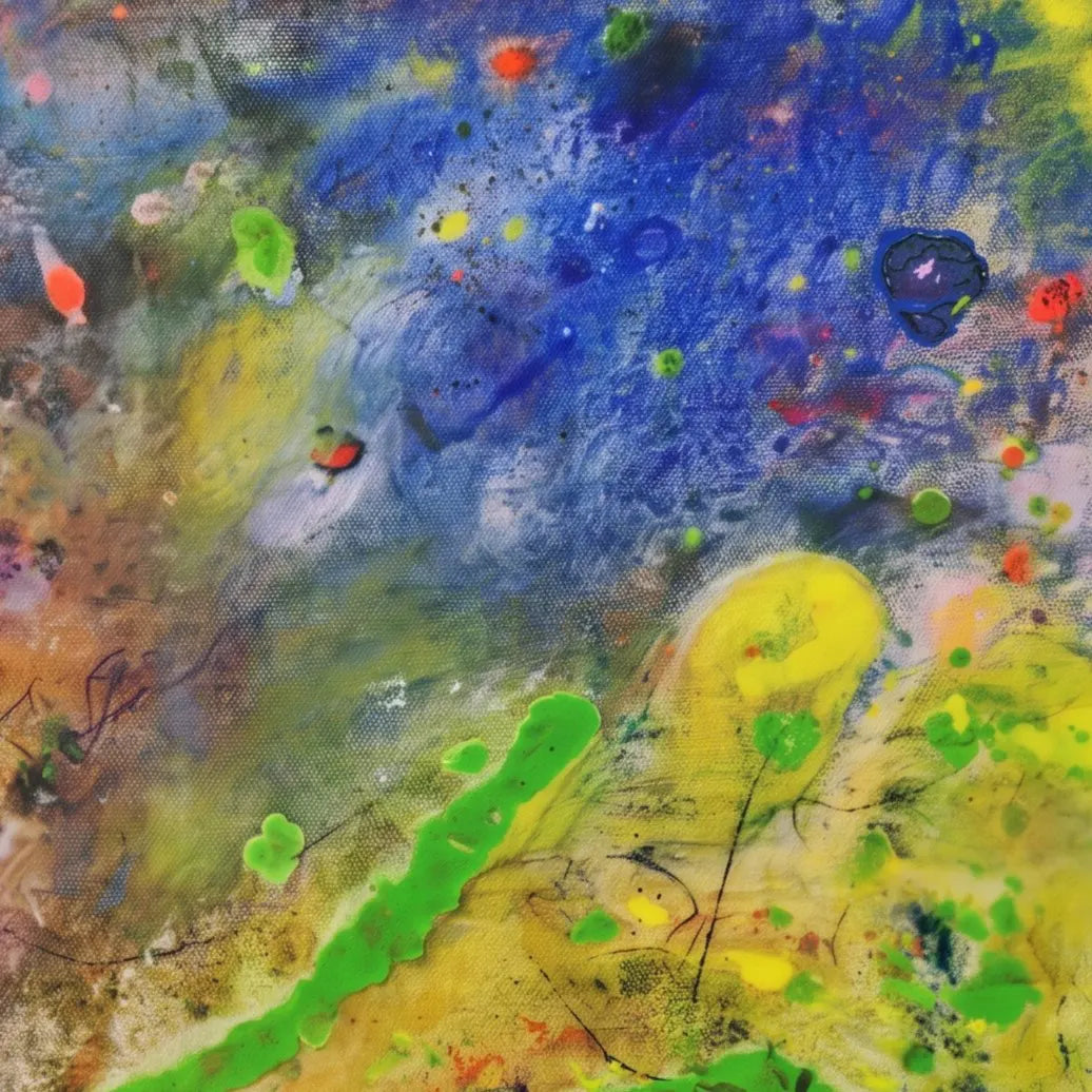 Starlit Green Tides by Jie (Peng Jie) — artwork detail