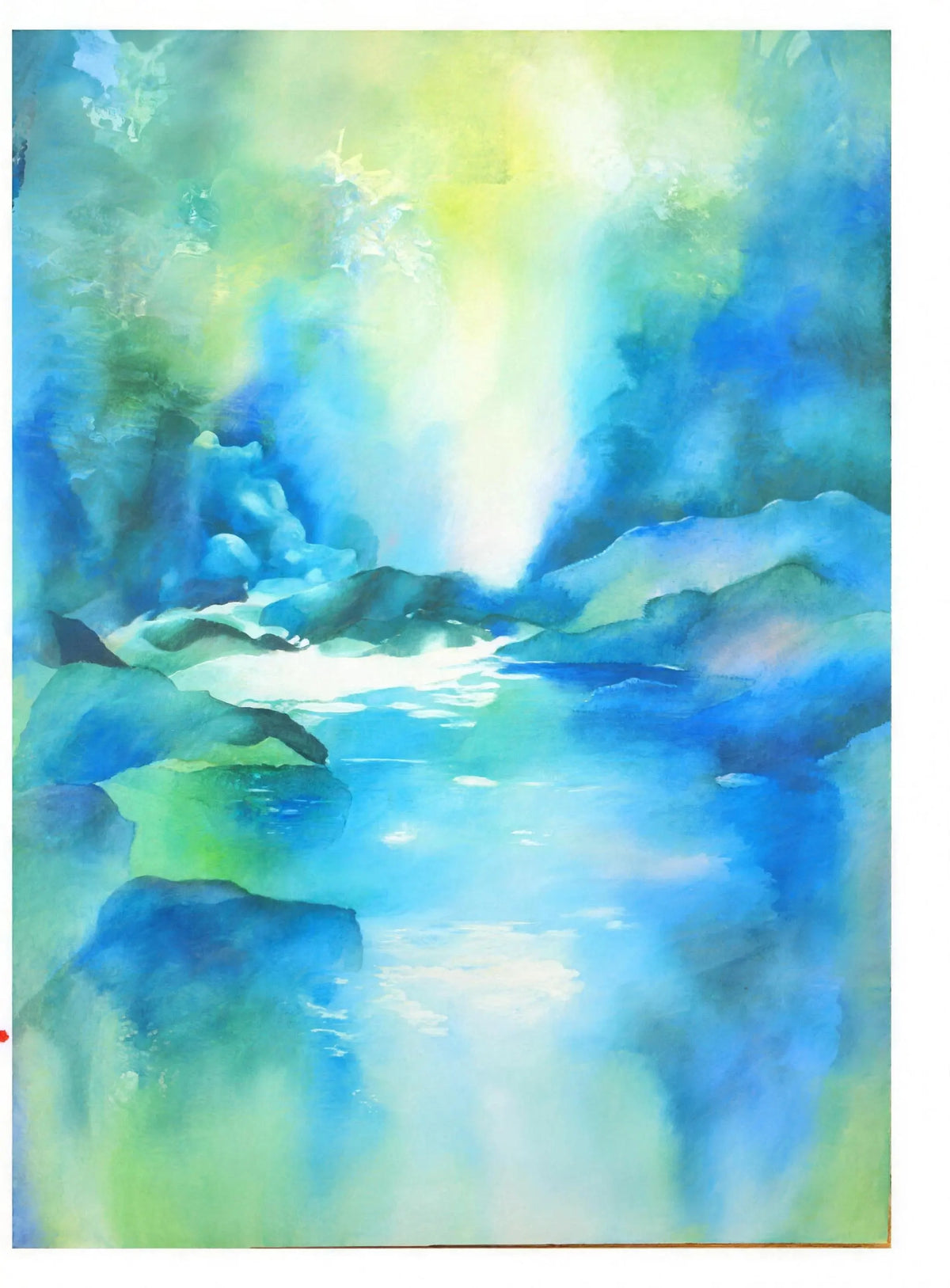 Verdant Water Gesture by Neeve Moule Drige — main artwork image