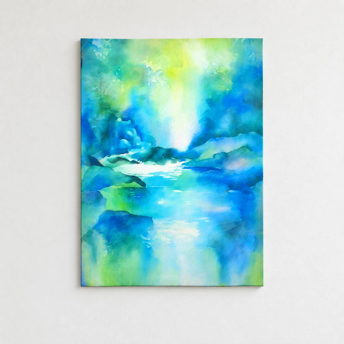 Verdant Water Gesture by Neeve Moule Drige — additional artwork view 4