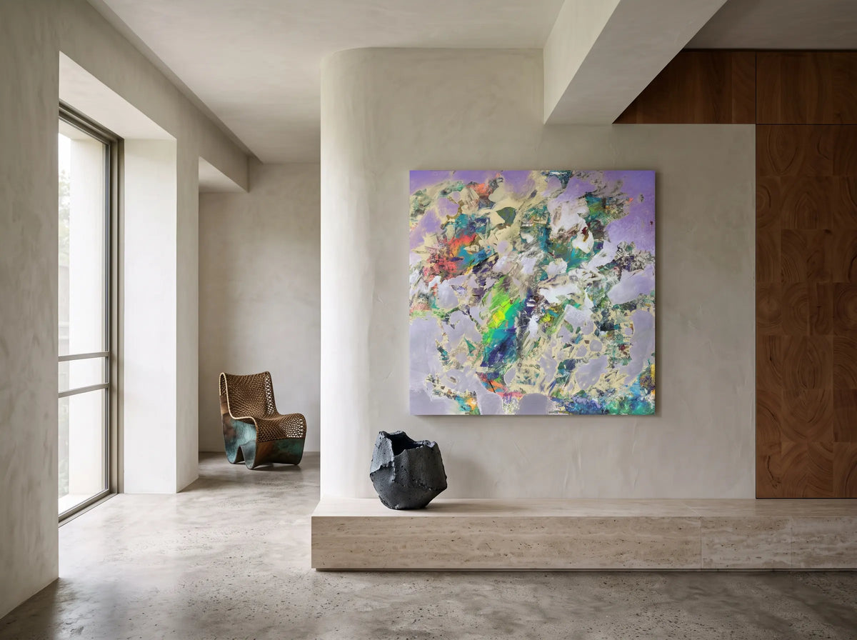 Violet Upheaval by Dee Congdi Zhuang — main artwork image